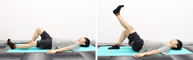 How to do straight leg raise training